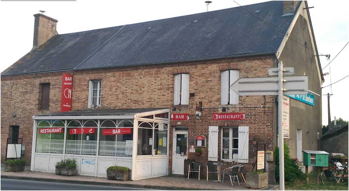 Devanture du restaurant Au P'tit Bonheur à Clémont
